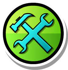 Este es el icono que debes de pulsar para acceder al editor en Geometry Dash.